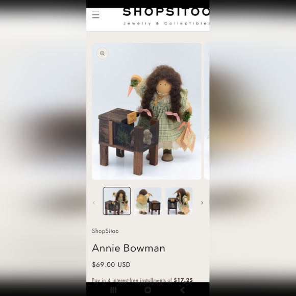 Lizzie High's 1992 "Annie Bowman With Rabbit Cage and Tag - Picture 11 of 11